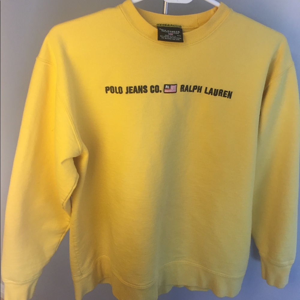 Vintage Polo Jeans Spellout Crewneck